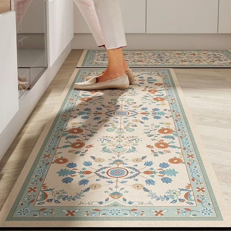 L427-【40X60+40*120】硅藻泥入户门里门外垫喜庆玄关防滑免洗地垫