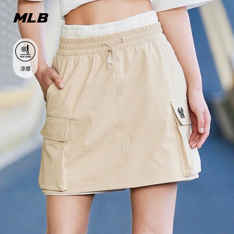 MLB 女款工装风凉感舒适百搭时尚休闲短裙夏季3FSKB0153