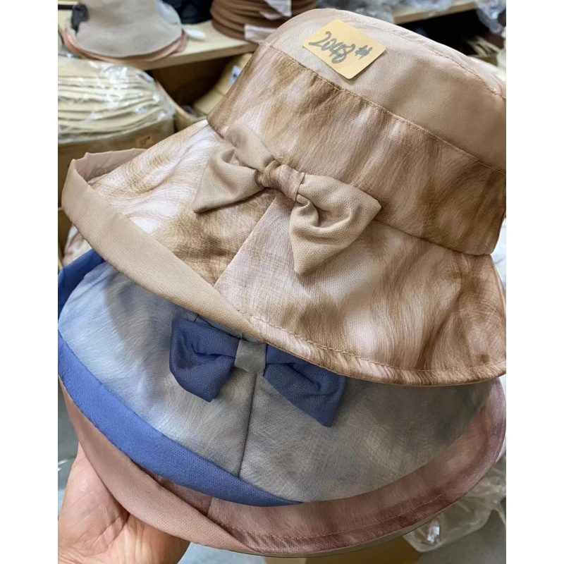 2048#晕染色轻薄夏季遮阳帽