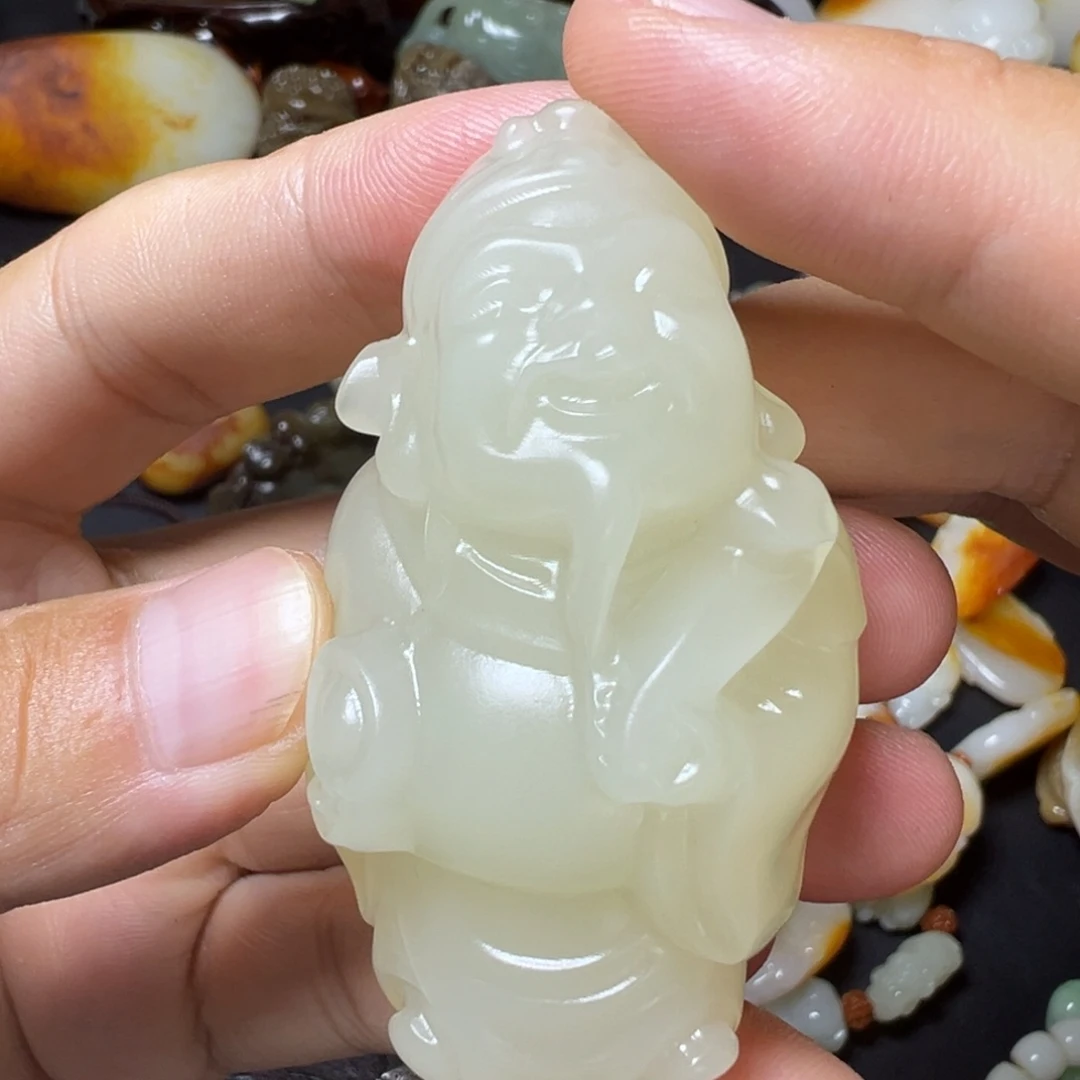 玉新疆天然料子：精品财神