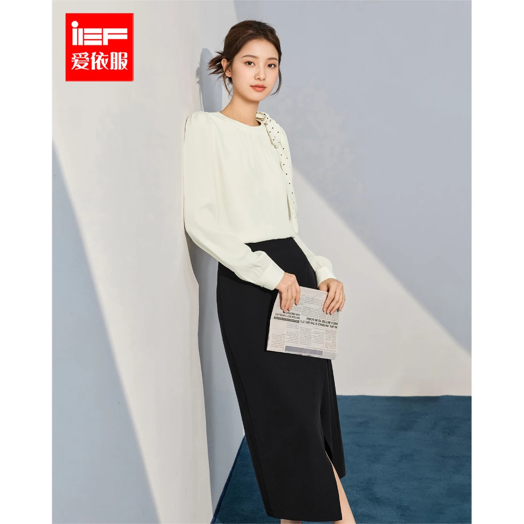 IEF/爱依服2025新款秋季精致感优雅大方梭织上下套裙