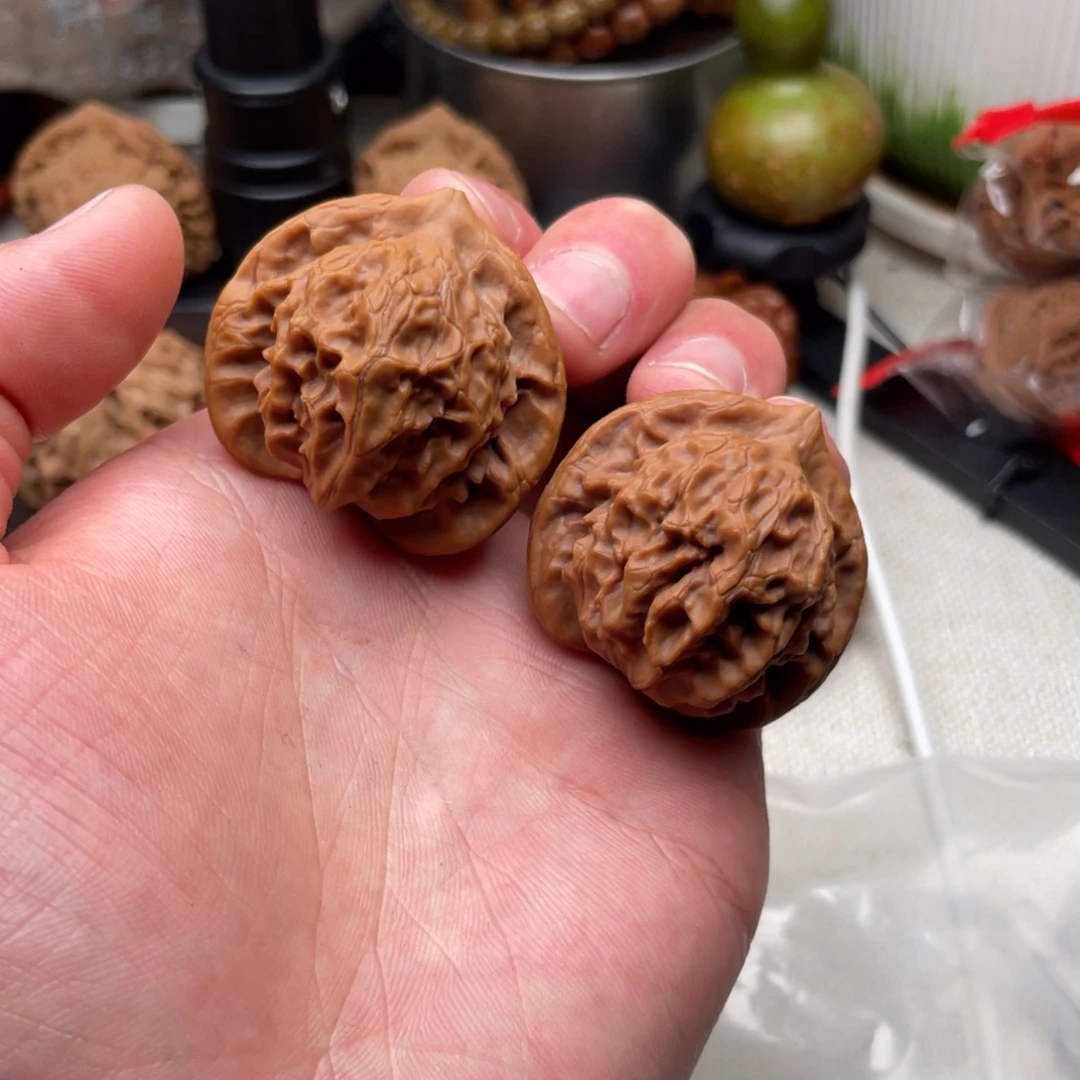 娃***7把件文玩核桃图图