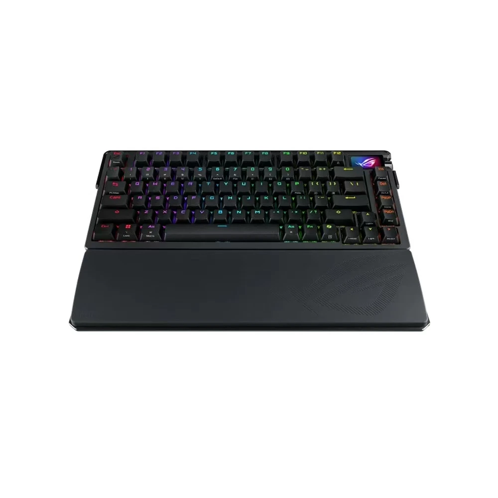 ROG夜魔EXTREME无线三模热插拔8K回报率机械键盘配全彩触摸OLED