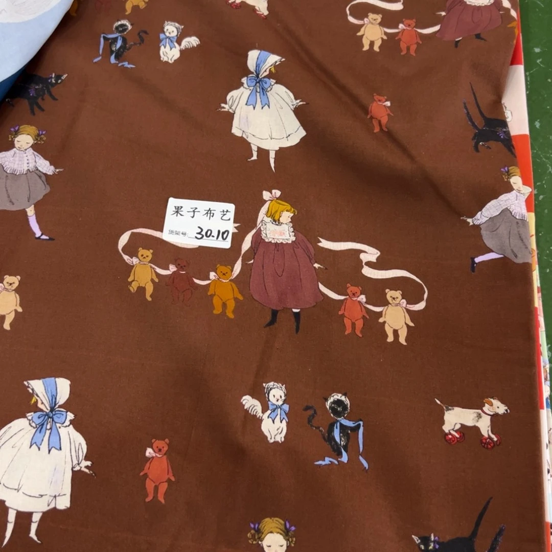 一米价纯棉平布1.1宽果子布艺30.10