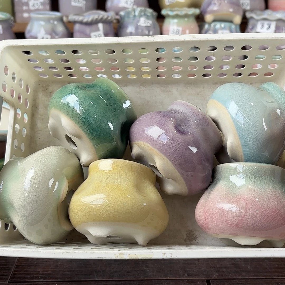 陶瓷量货/口4.5-5.5高深浅搭配发6个