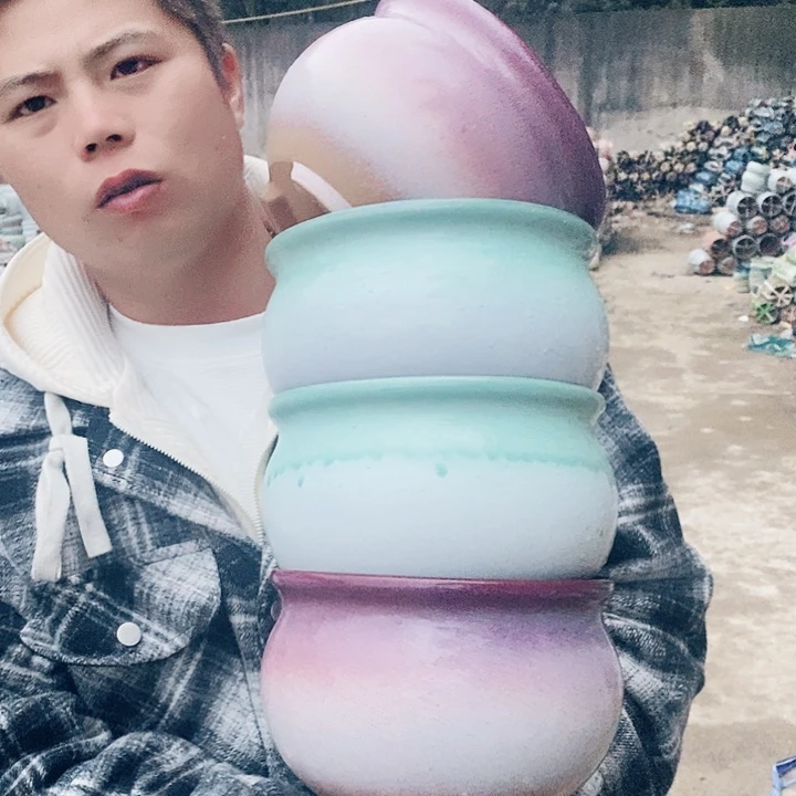 红陶正品高13口20