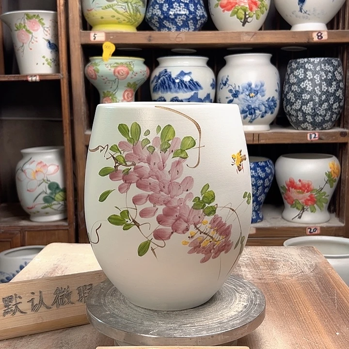 陶但盆紫藤新款陶瓷新款陶瓷