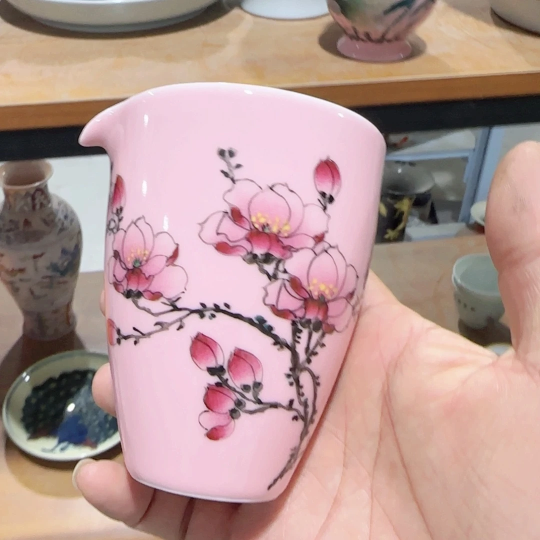 手绘瓷器，全部处理