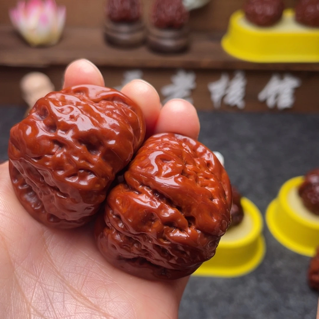 文玩核桃吊坠文玩核桃 手把件 蛤蟆头 42