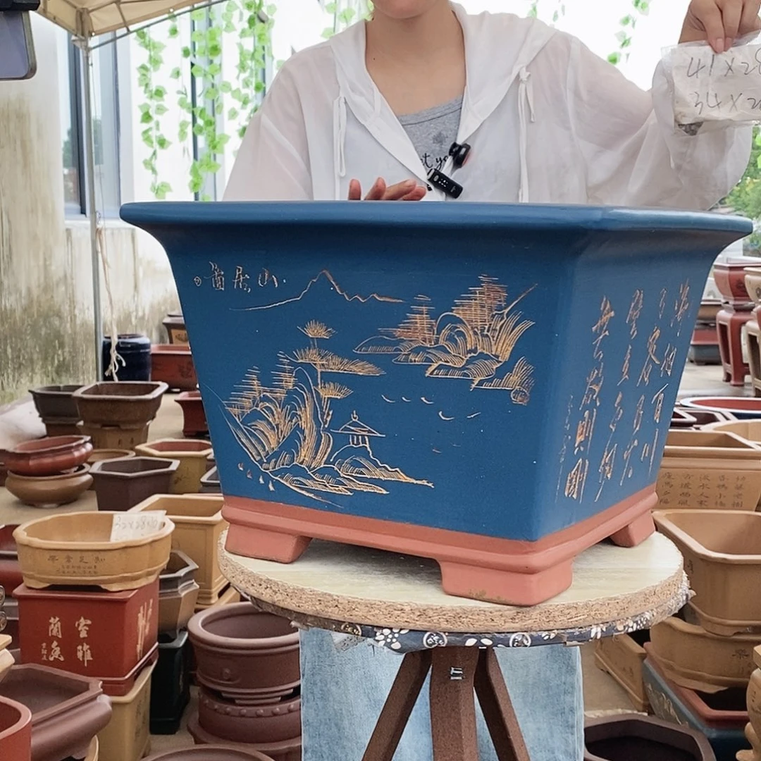 紫砂花盆紫砂花盆