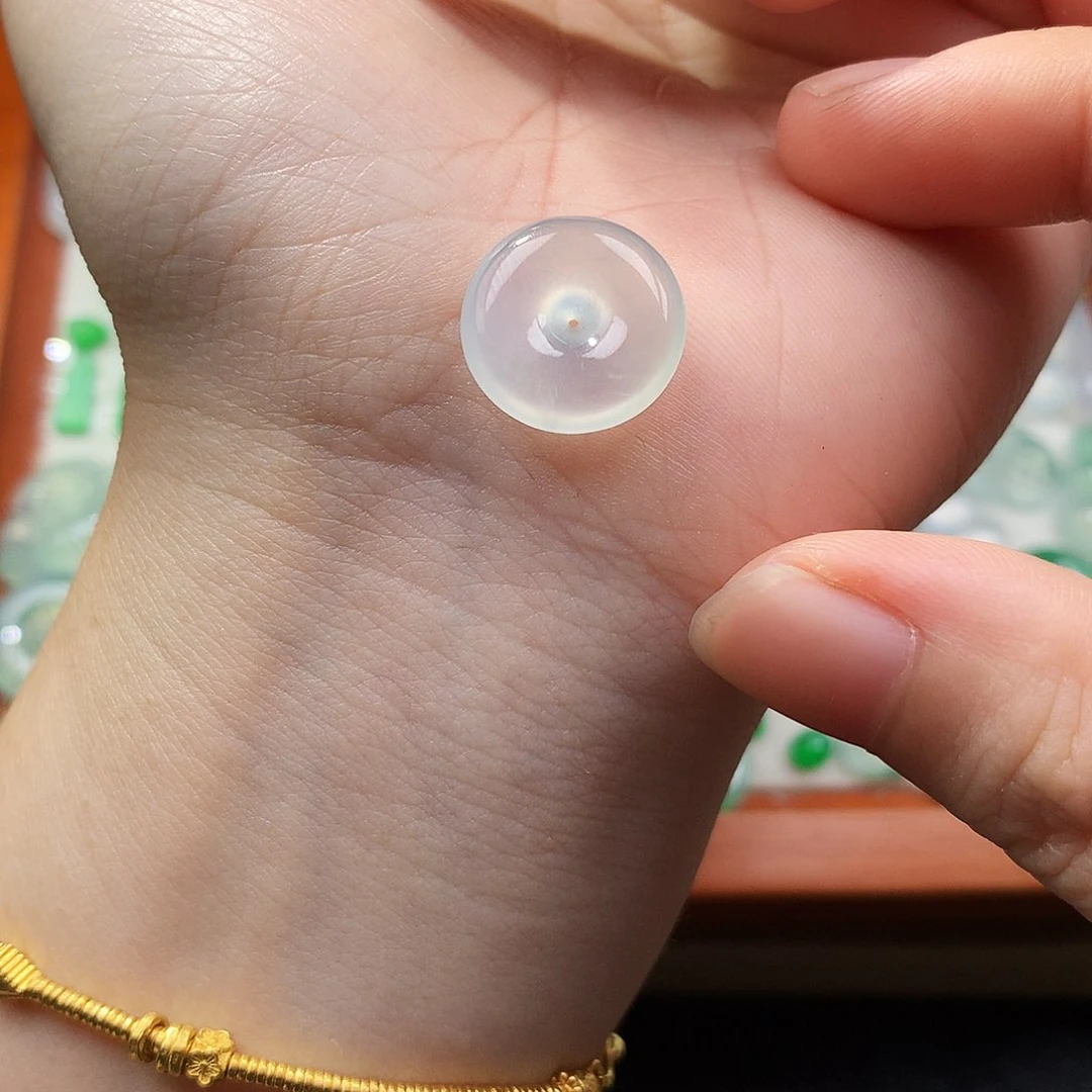 翡翠未镶嵌吊坠(不含链)平安扣