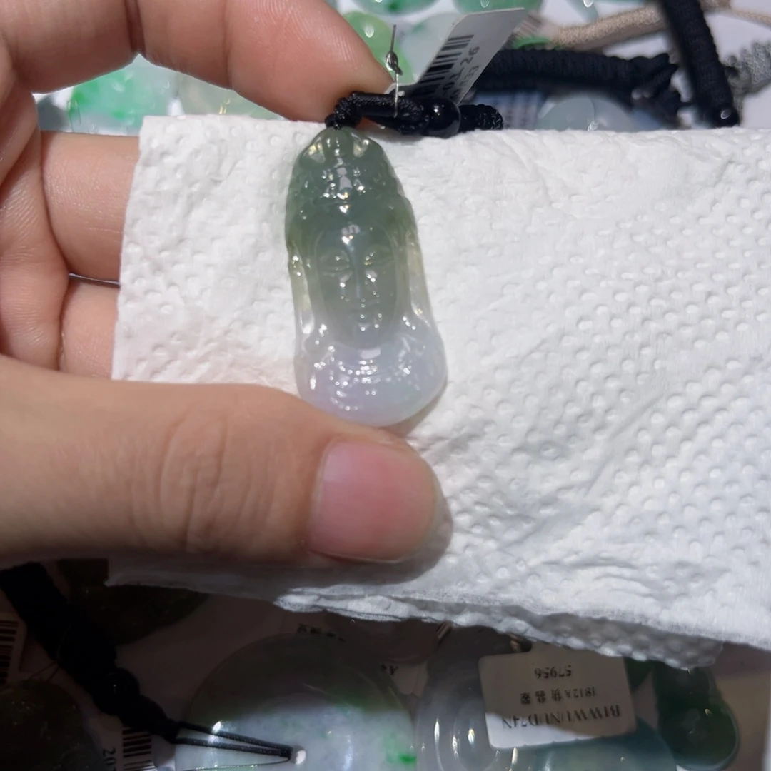 翡翠颈饰未镶嵌天然翡翠A货