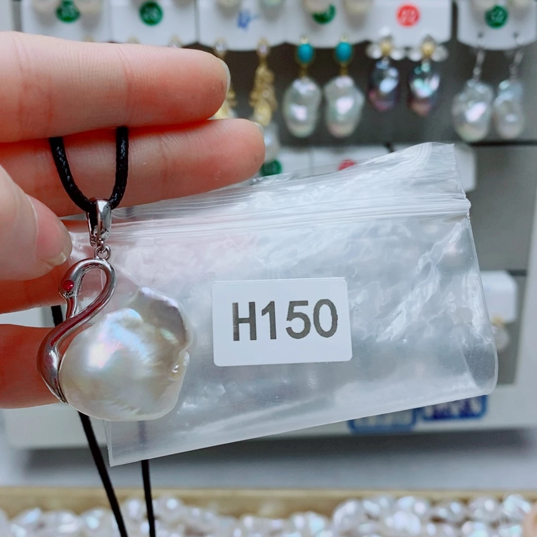 好***运银S925镶嵌其他淡水珍珠