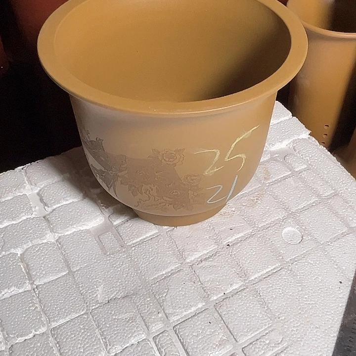 花盆紫砂宜兴紫砂兰花质量不错