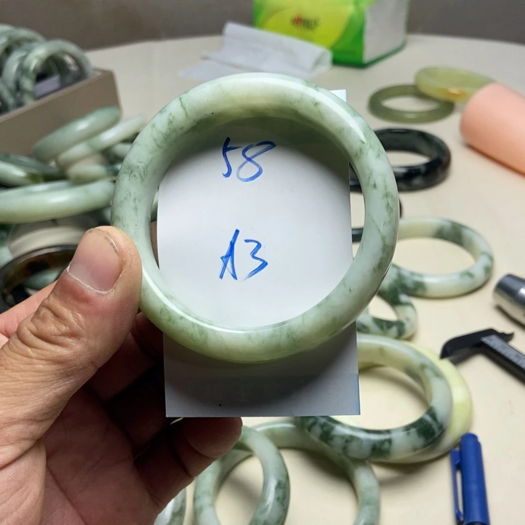 蛇纹石玉合金手镯