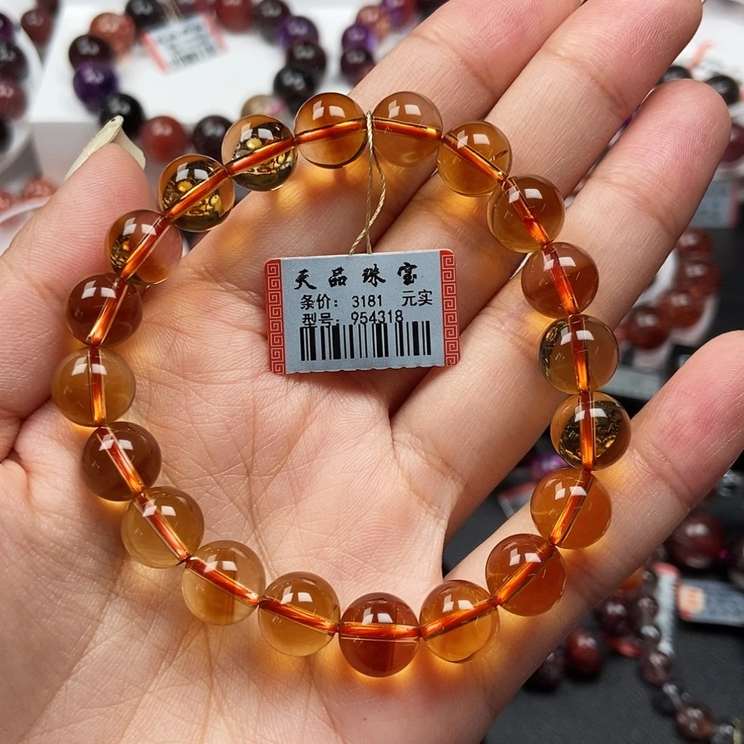 手链未镶嵌水晶黄水晶954318