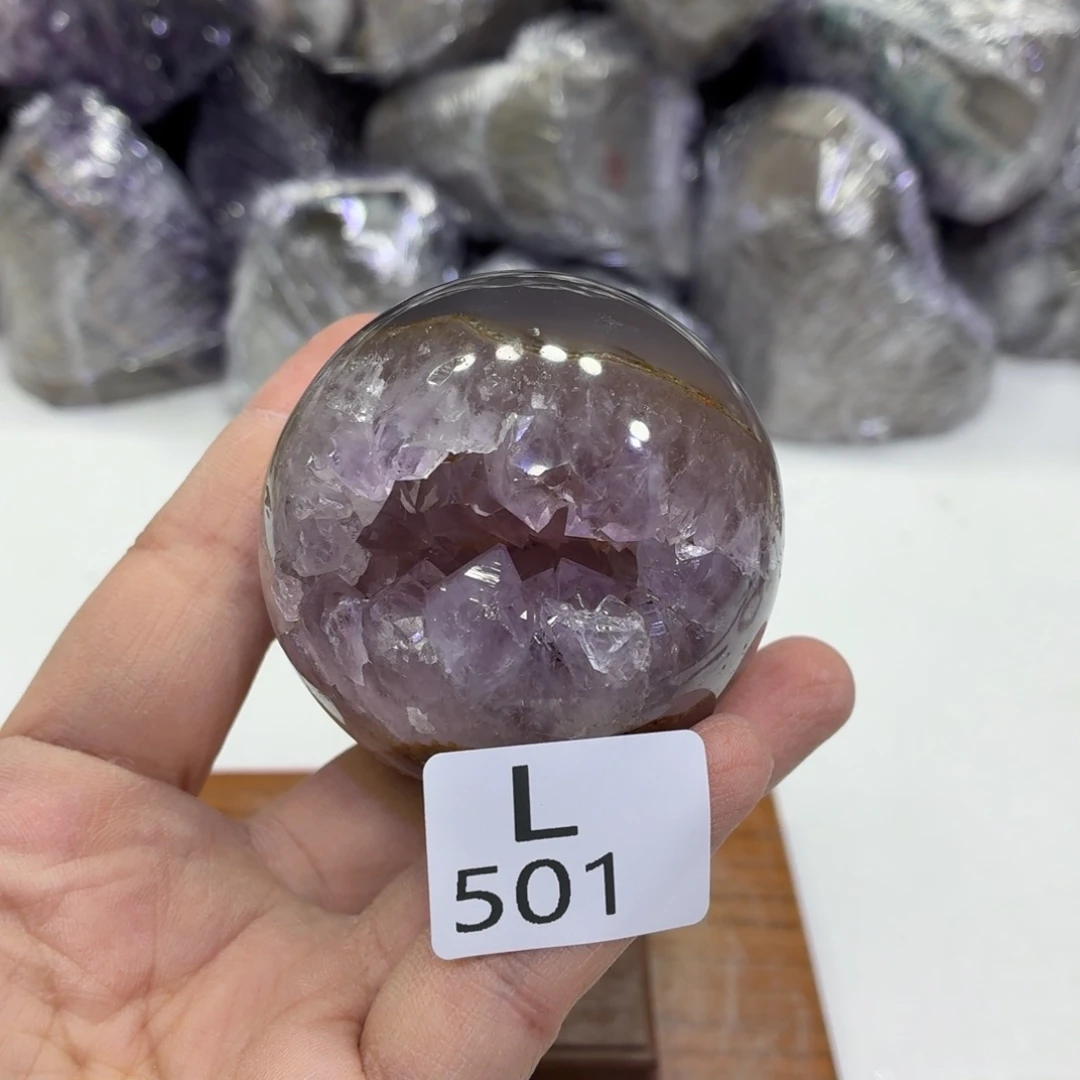 水晶未镶嵌摆件天然紫水晶