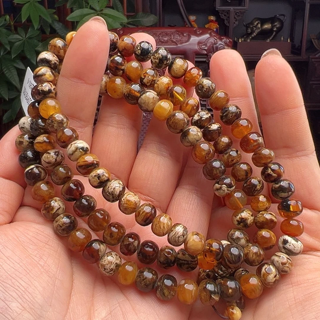 琥珀未镶嵌裸石抚顺琥珀20595八