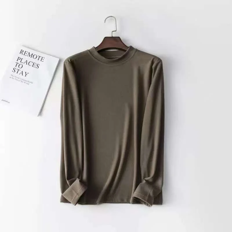 男士秋冬纯色打底衫996