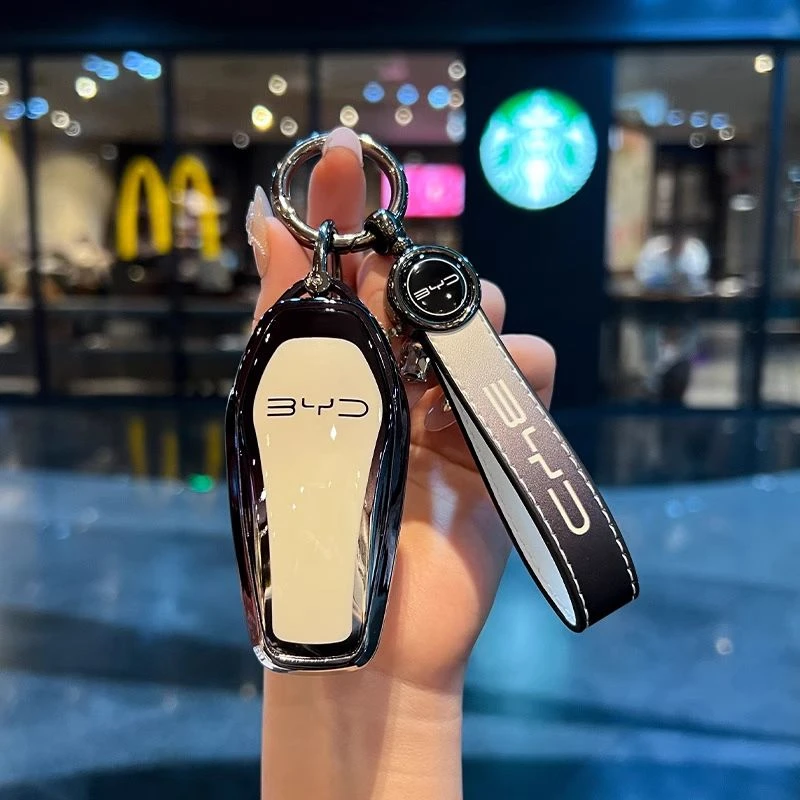 比亚迪海鸥钥匙套汉宋plus唐dmi元up海豚06海豹05海狮07车包壳扣