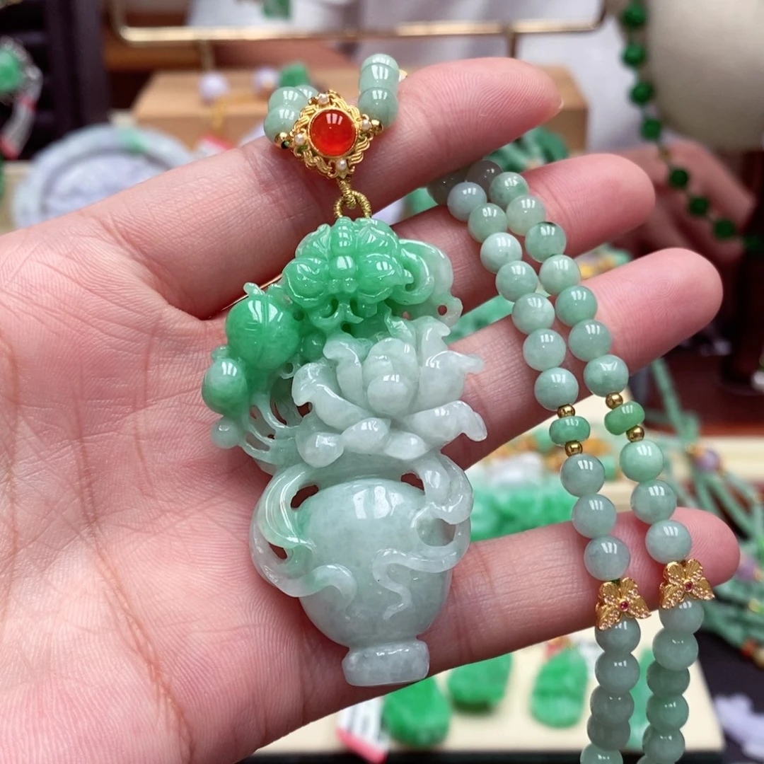 颈饰未镶嵌翡翠翡翠吊坠