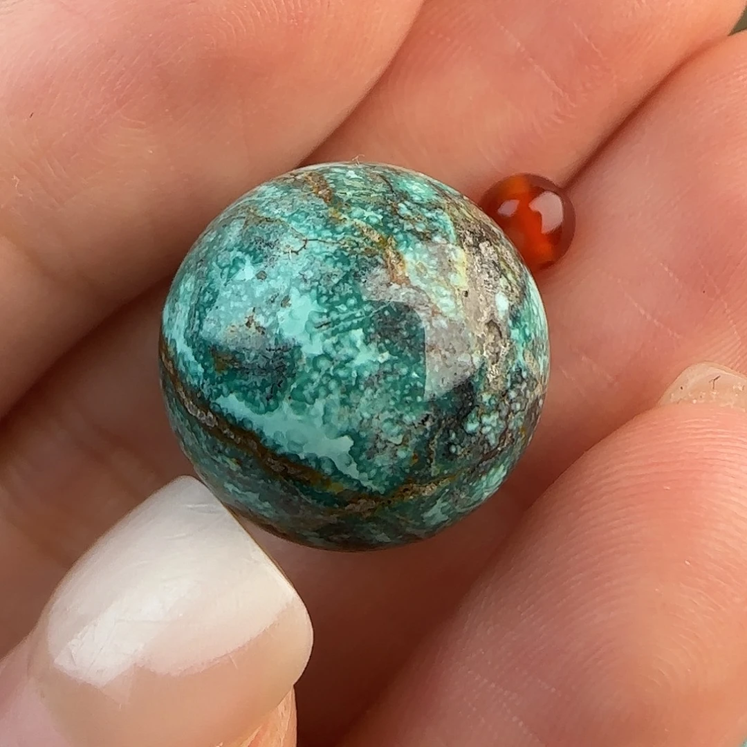 南红玛瑙未镶嵌配饰15.5