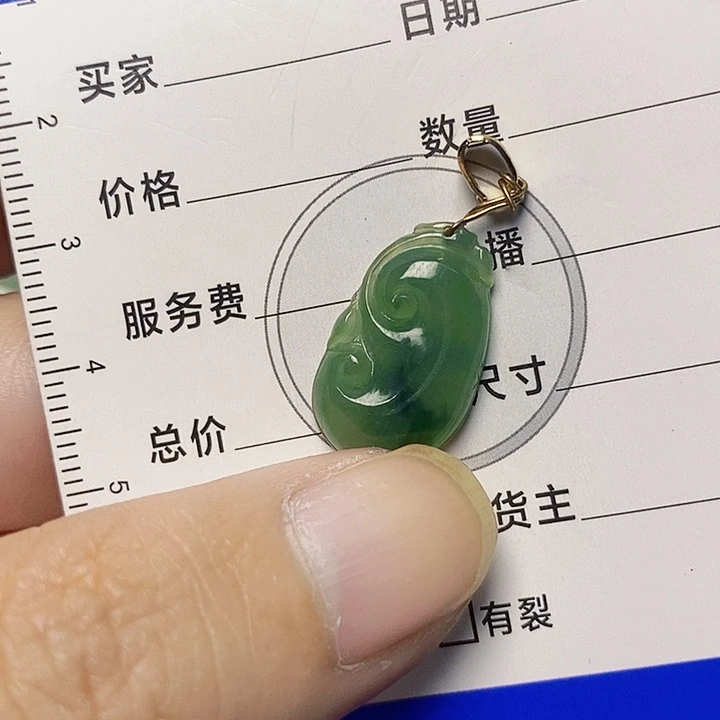 翡翠未镶嵌颈饰天然A货翡翠