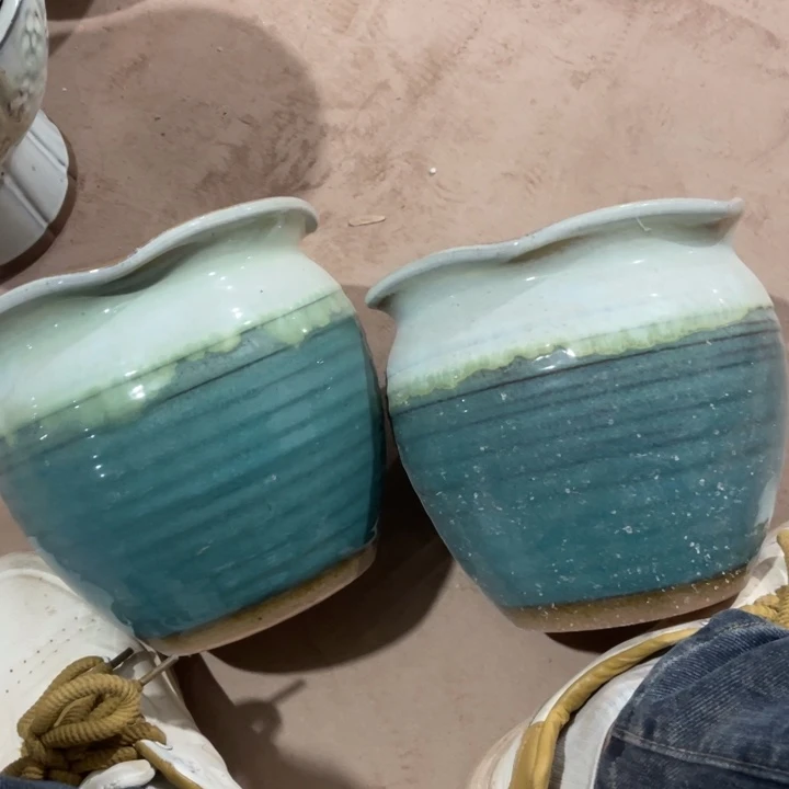 花盆紫砂口径20高度18两只正品