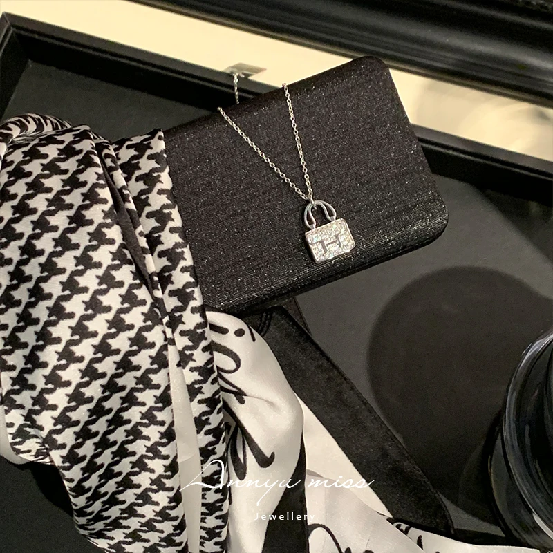 坠链均925银 【ANNYUMISS】时尚轻奢康康包造型百搭百搭通勤款