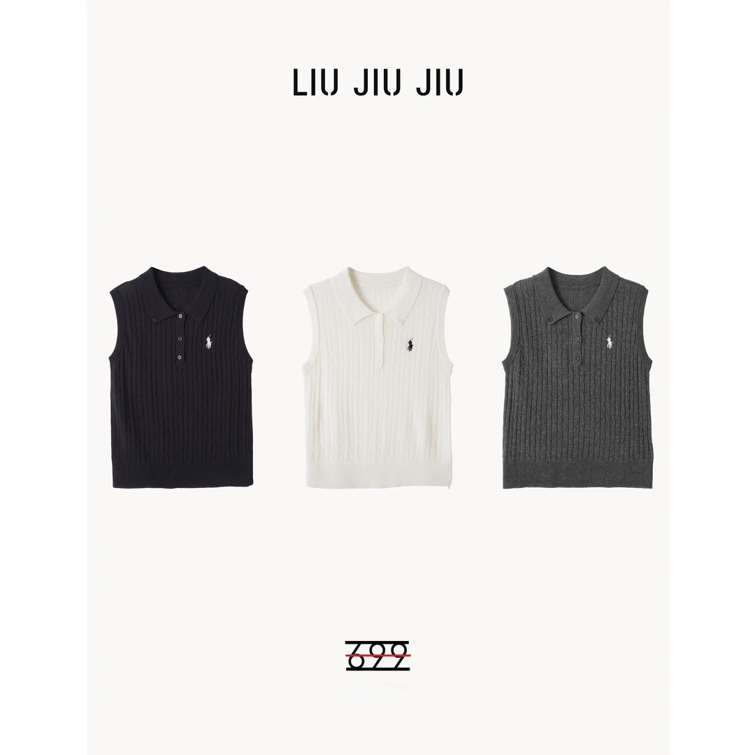 LIUJIUJIU 夏季新款老钱风复古小马刺绣设计显瘦时尚衬衫CS4219L