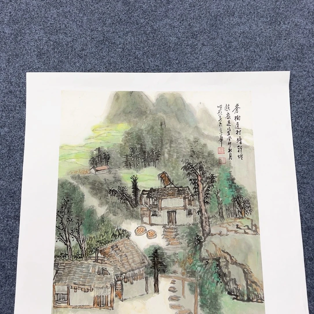 国画国画作品宣纸纯手绘