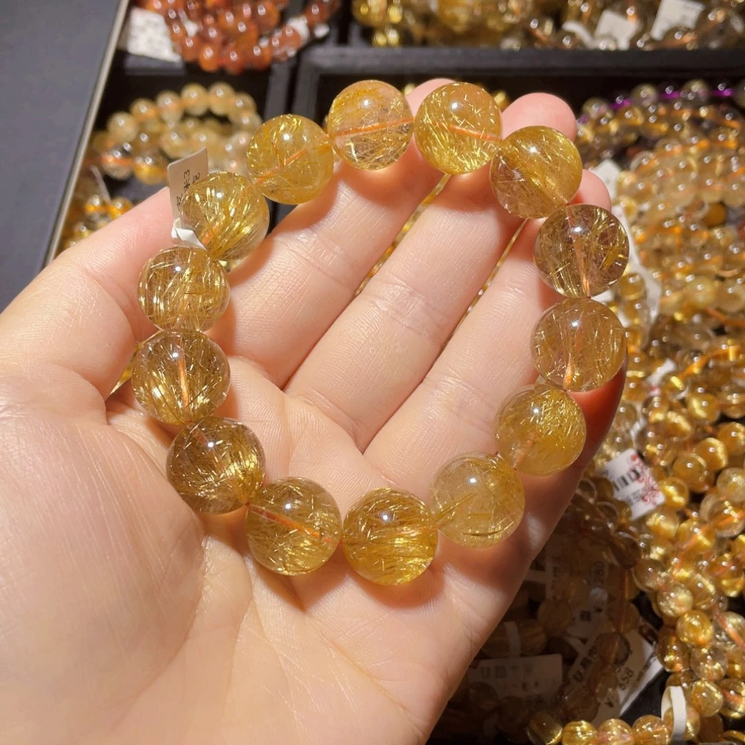 发晶手链未镶嵌天然水晶手链