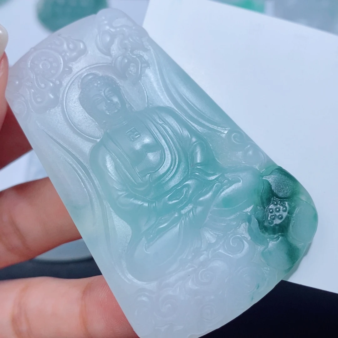 未镶嵌吊坠定制翡翠