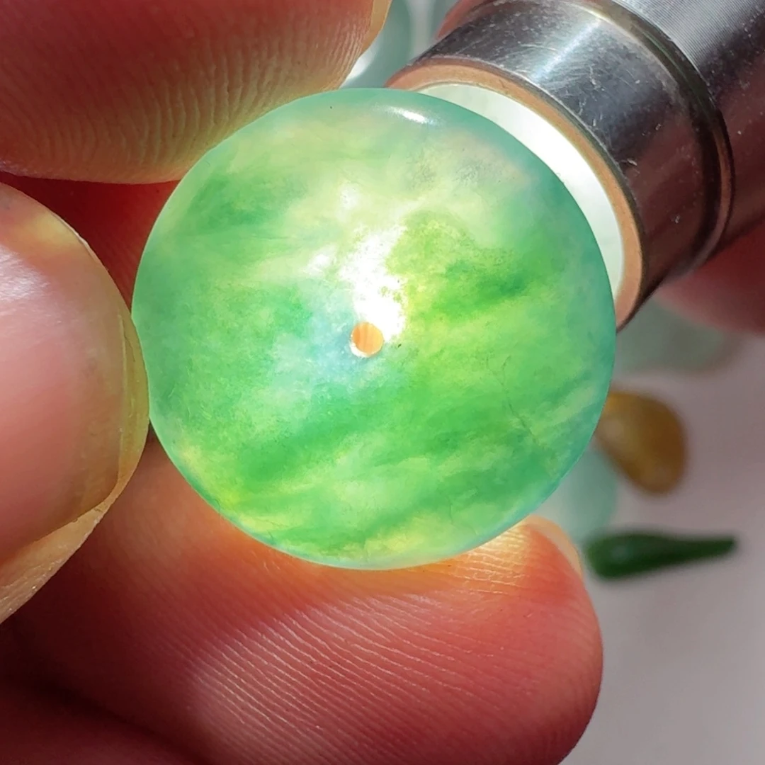 未镶嵌定制翡翠天然翡翠扣子