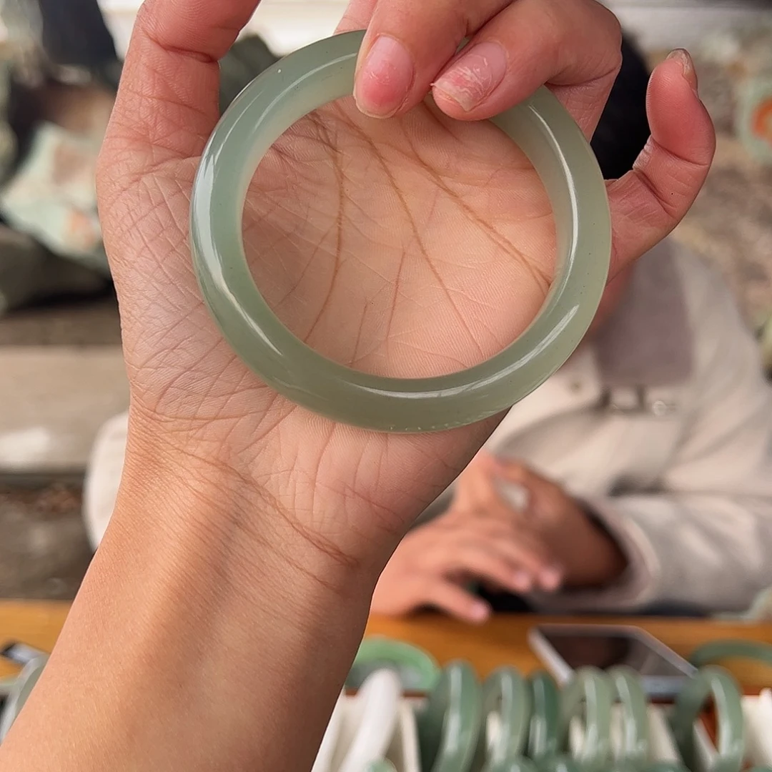 绿东陵冰晴水手镯