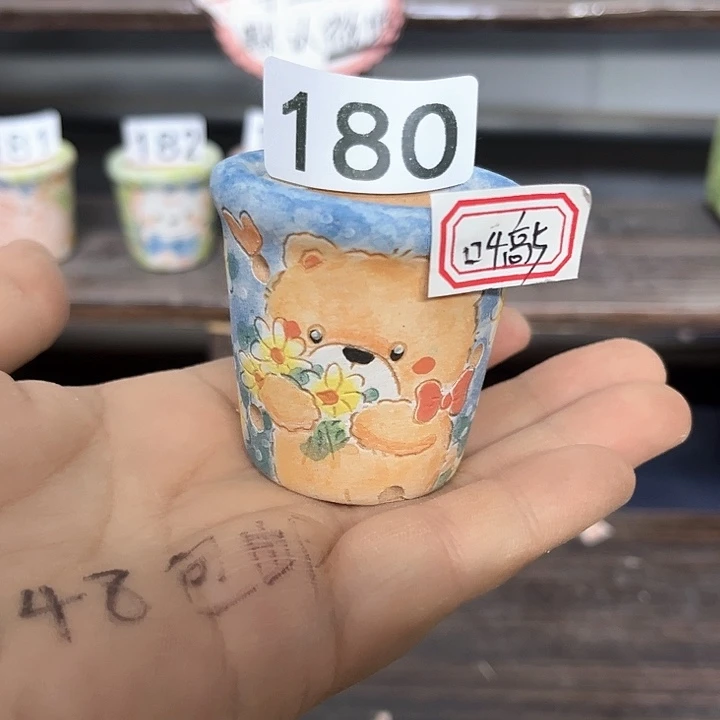 默认微瑕手工多肉植物花盆