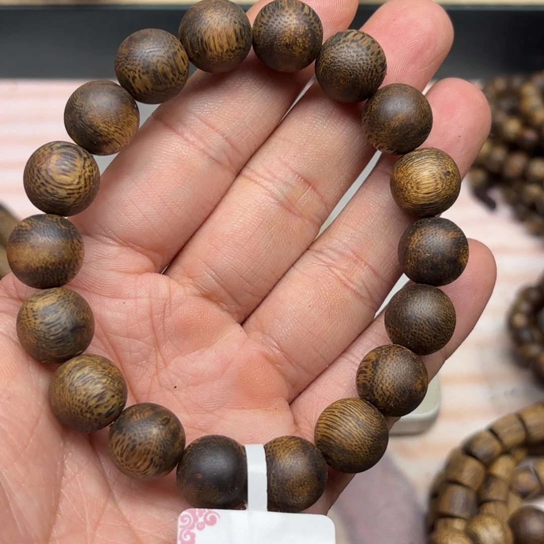 沉香手串卡1.2单圈14克