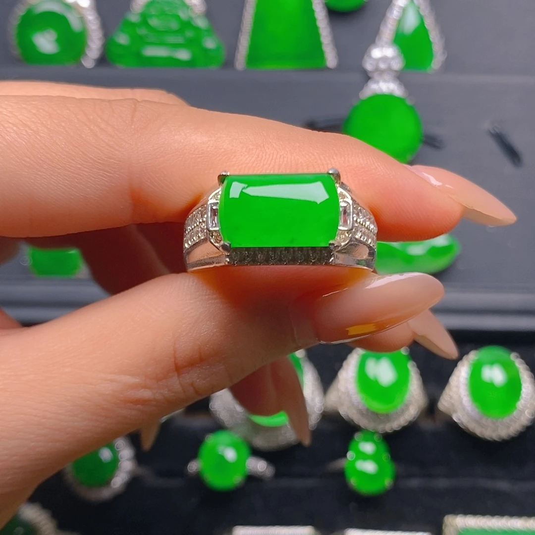 未镶嵌戒指翡翠马鞍