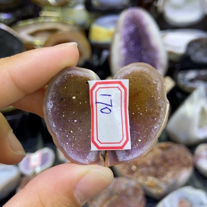 水晶珠宝半成品未镶嵌迷你兔耳朵聚宝盆