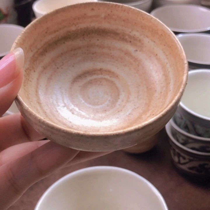 磁州窑纯手工艺术茶具茶杯有瑕