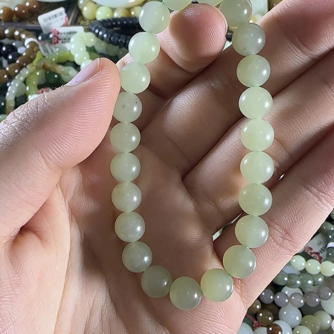 和田玉手链未镶嵌153