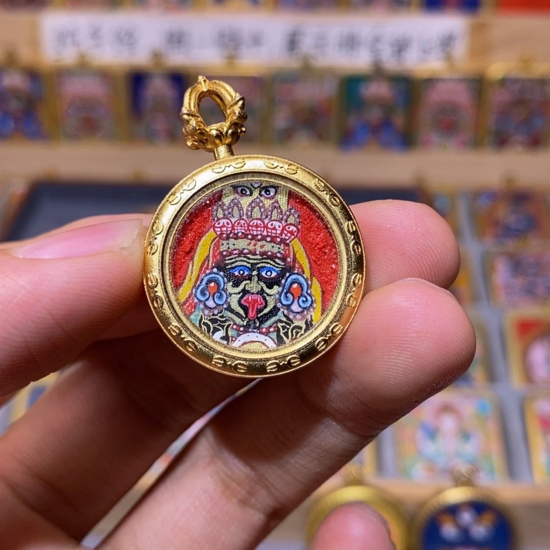 大****吊坠扎基拉姆纯手绘唐卡