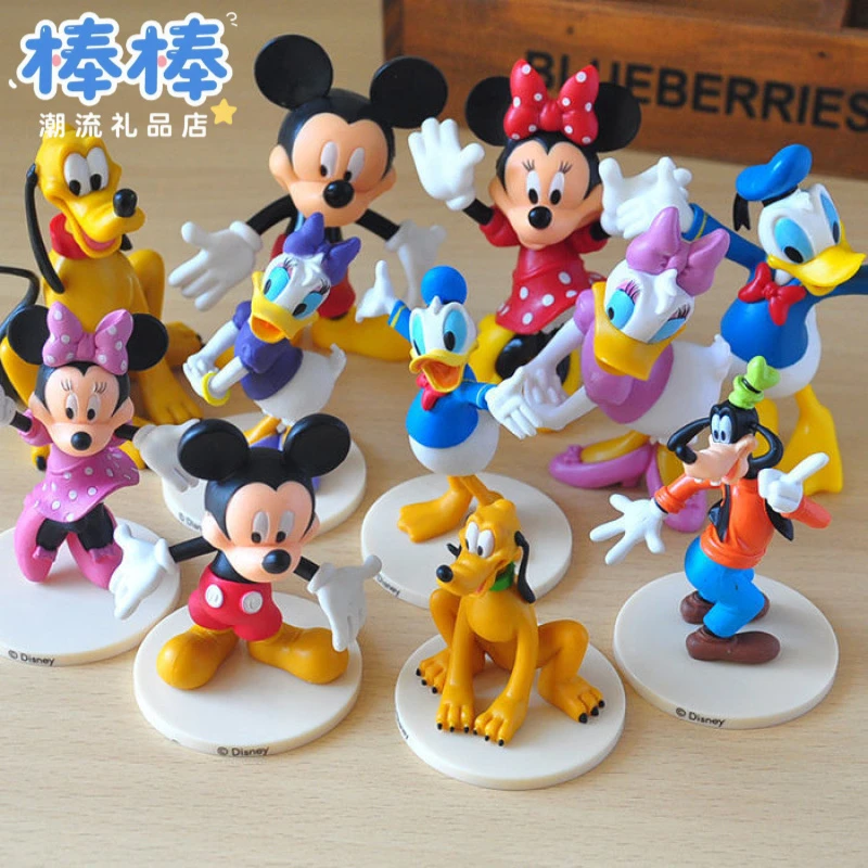 米奇妙妙屋唐老鸭米妮米奇手办卡通公仔全摆件玩具玩偶儿童礼物