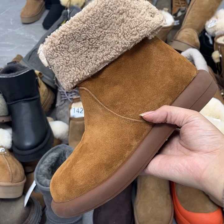 栗色短靴子36码数