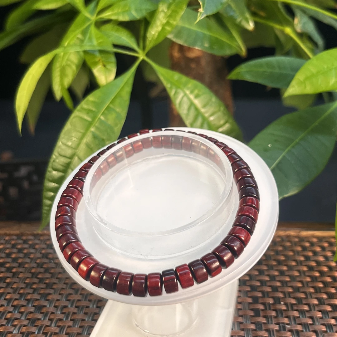 ZYCX-1782 小叶0.7手串配枫叶  约：7mm*46颗