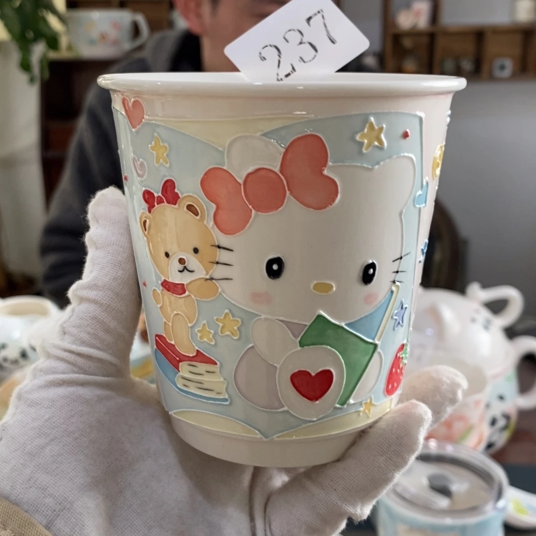 瓷片景德镇釉下彩手绘