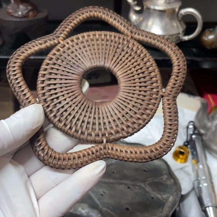 藤中古工艺品摆件