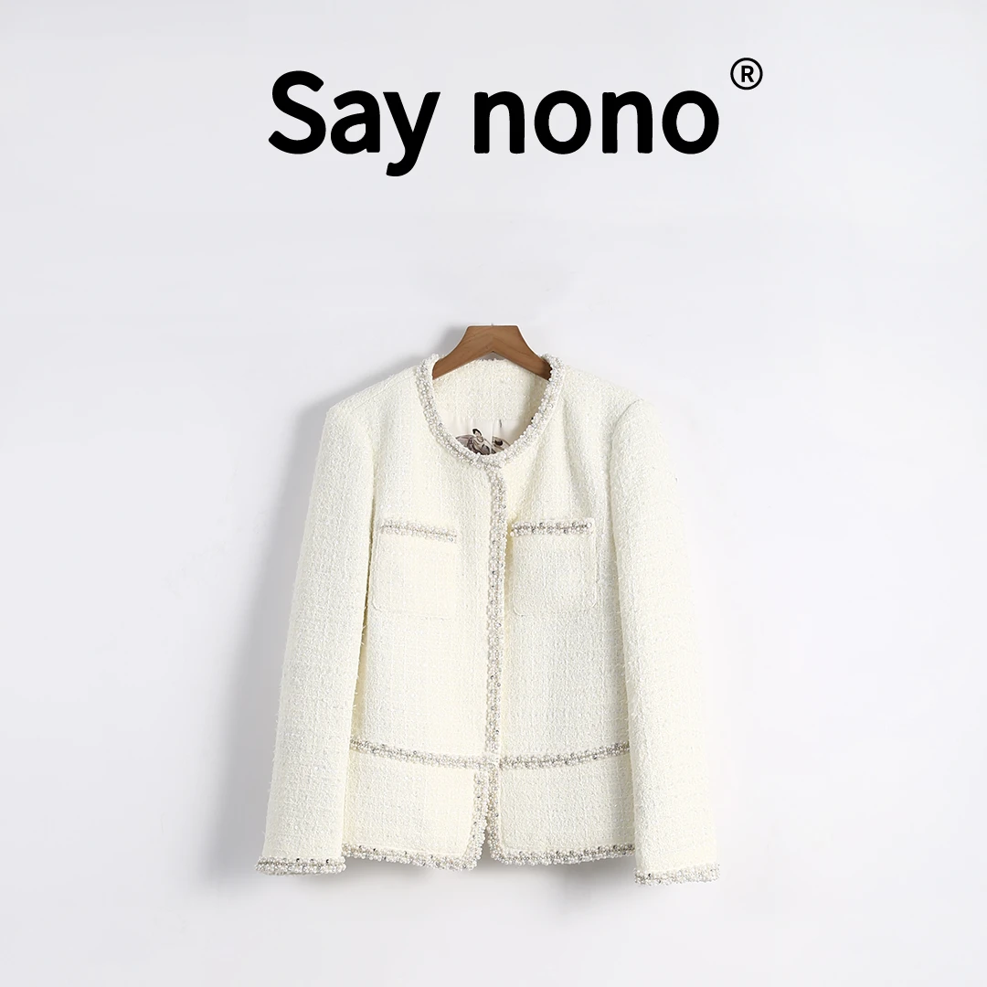 懒猫nono│Saynono全手工钉珠芭蕾舞女孩提花里布外套/BLXF2399518