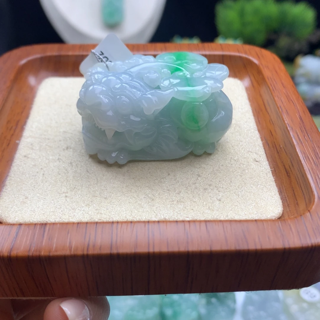 翡翠未镶嵌颈饰64