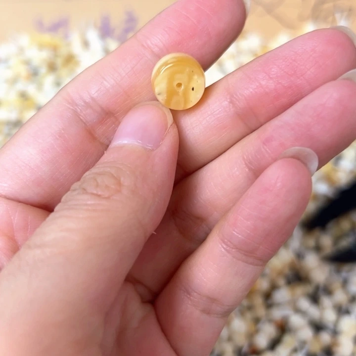 裸石蜜蜡未镶嵌10mm一个